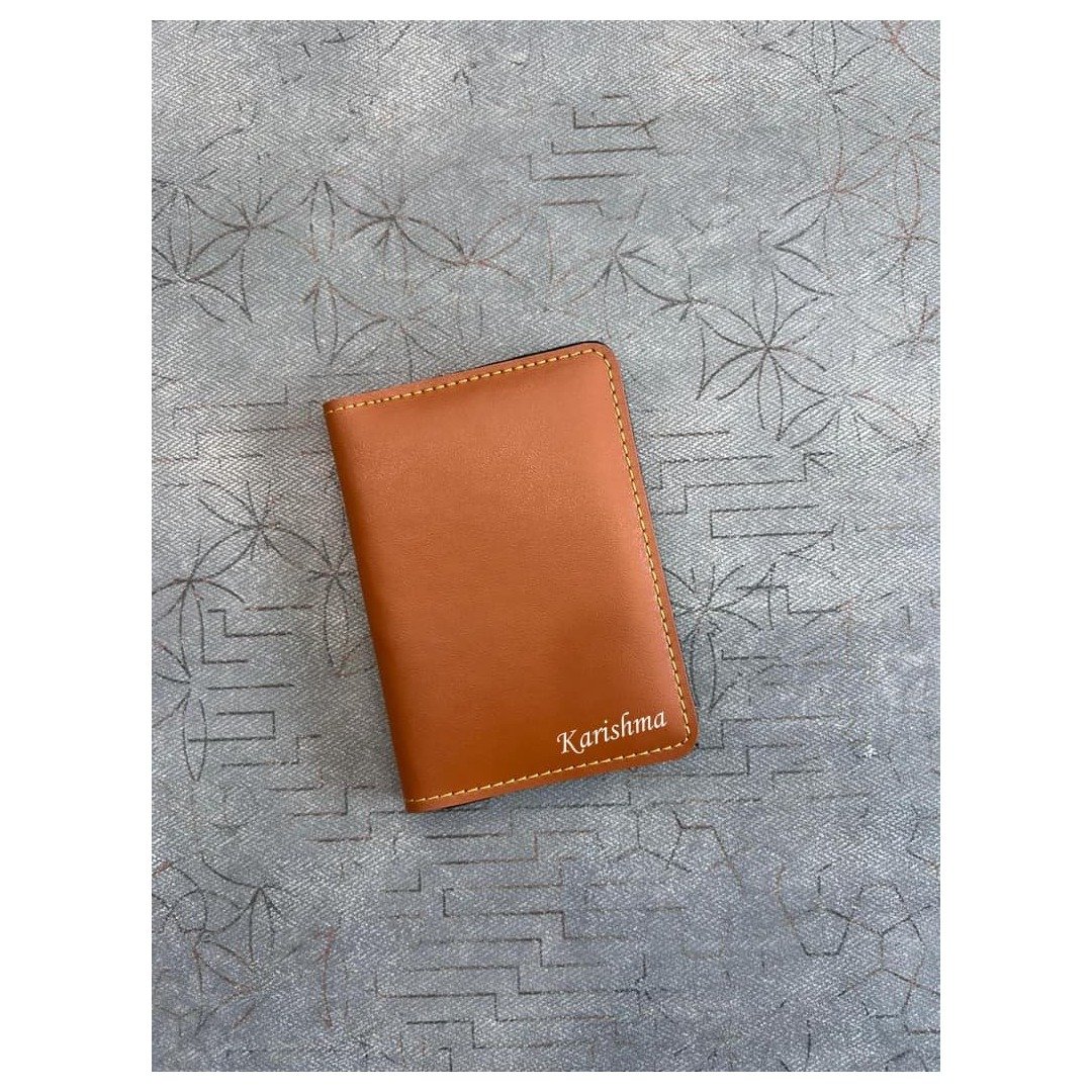 Personalised Minimal Leather Wallet with