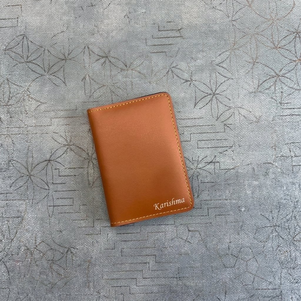 Personalised Minimal Leather Wallet with Name — gift-ready presentation suitable for special occasions