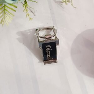 Personalised Mobile Stand Engraved Name Keychain