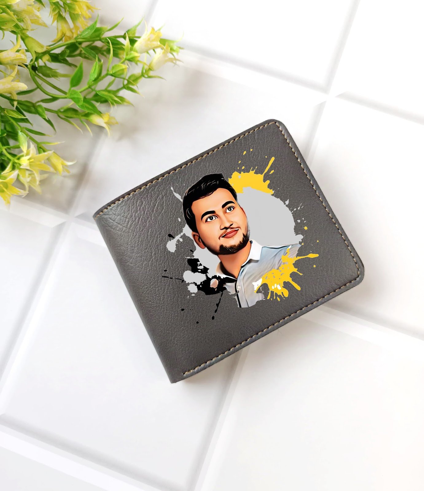 personalised nexon colour photo wallet name personalised gift combo
