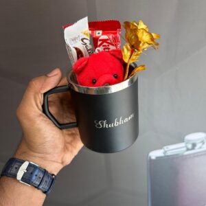personalised photo mug rose teddy chocolate gift combo personalised gift combo