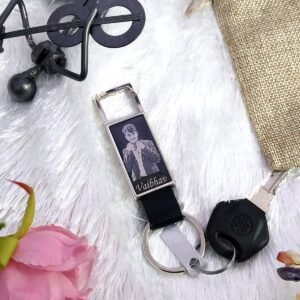 Personalised Photo Sketch Hook Keychain