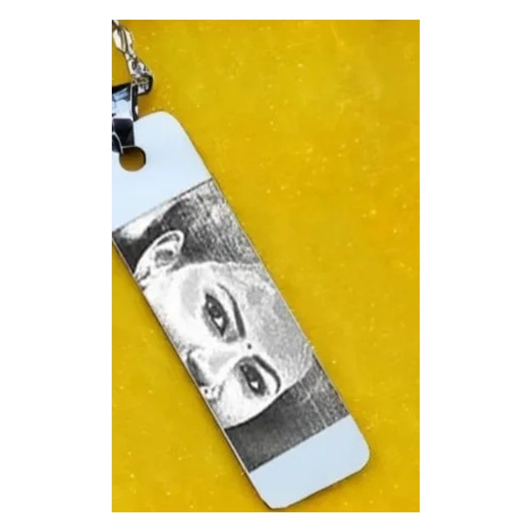 Personalised Sketch Bar Pendant Necklace - Image 2