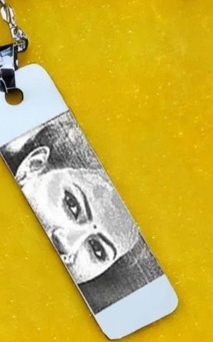 Personalised Sketch Bar Pendant Necklace