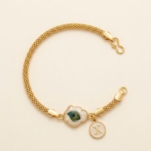 Personalised Evil Eye Adjustable Rakhi Bracelet with Initial – Unisex, Available in 8 Models — gift-ready presentation suitable for special occasions