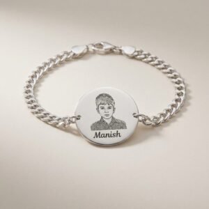 Personalized Picture Engraved Bracelet — gift-ready presentation suitable for special occasions