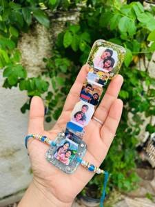 Personalised Resin Ladder Magnet Rakhi – Opens to Reveal 6 Photos, with Name