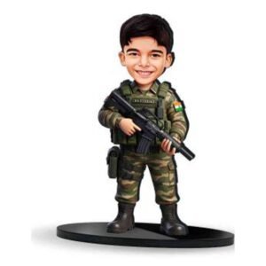 Caricature Gift for Kids – Army Soldier design