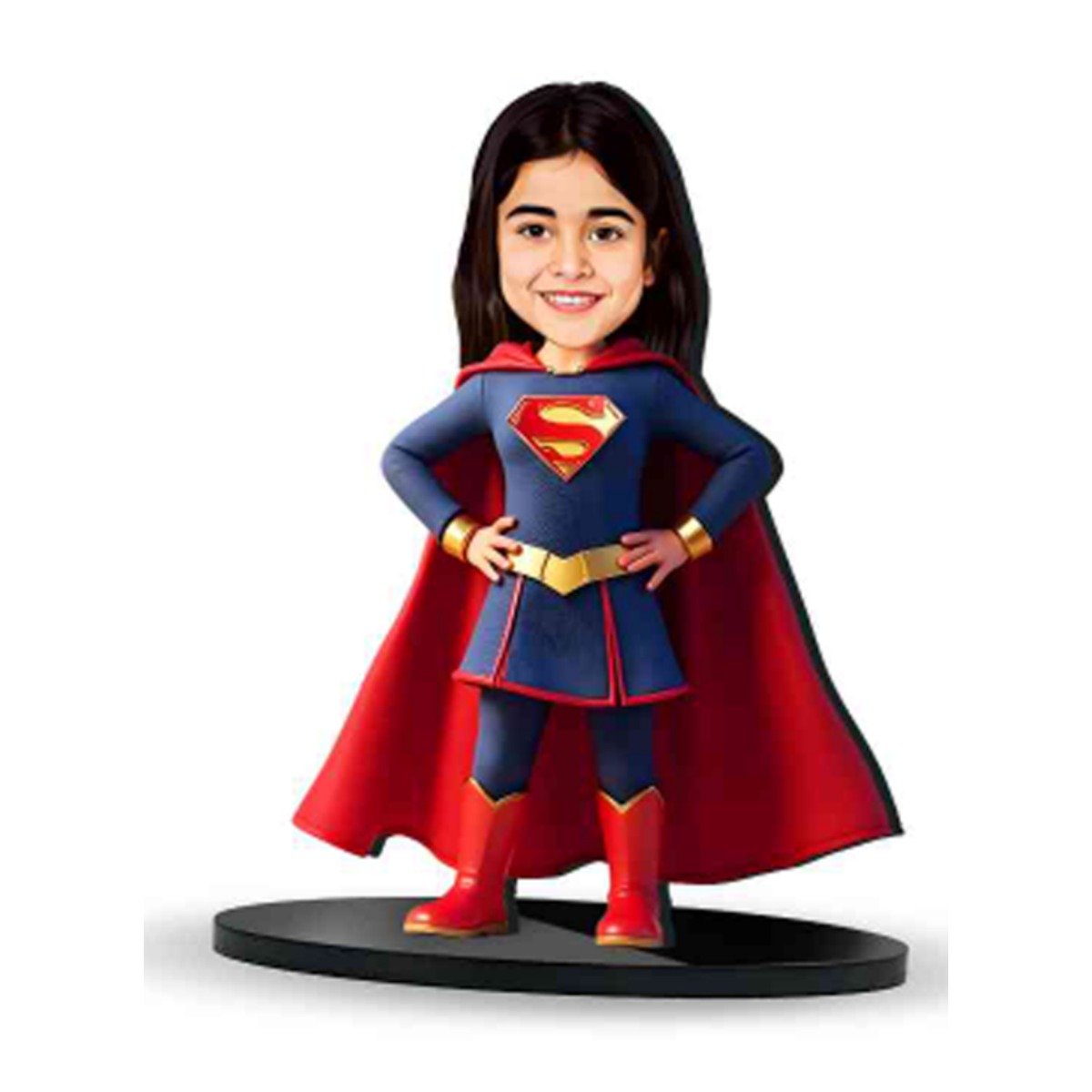 Customised Caricature – Caped Super Hero – Girl design
