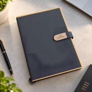 Corporate Diary with Logo – Grey