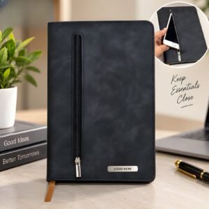 Customised Notebook with Name – Black