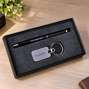 Pen and Keychain Gift Set with Name